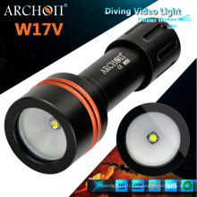 Archon Rechargeable CREE Xm-L Torches de plongée W17V Diving Video Light